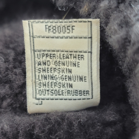 Ugg Women's Brooks Brown Leather Shearling Mid Calf Waterproof Winter Boots Sz 9 - Picture 11 of 16